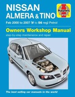 Nissan Almera & Tino Petrol (Feb 00 - 07) Haynes Repair Manual | Publishing