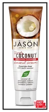Jason Simply Coconut Whitening Fluoride-Free Toothpaste, Coconut Cream, 4.2 Oz
