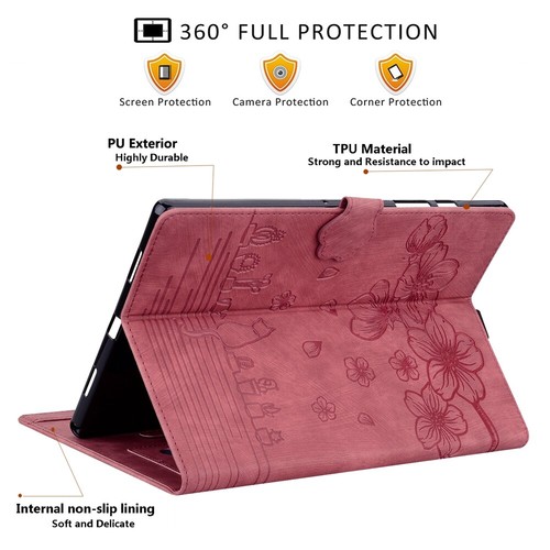 Leder Schutzhülle Tasche Cover Für iPad 5 6 7 8 9 10th Gen Air 3 4 5 Pro 11 Mini - Bild 24 von 47