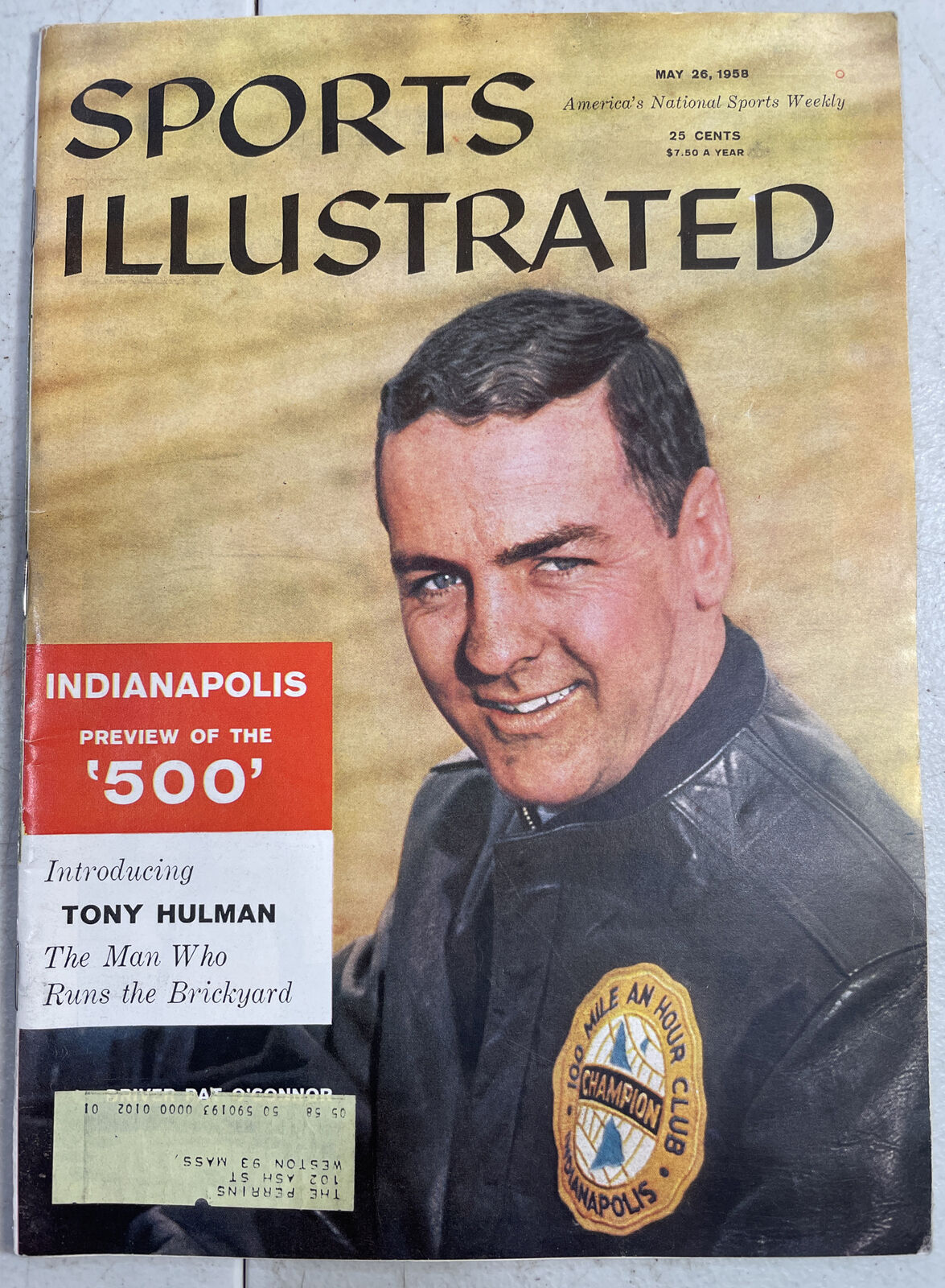 Sports Illustrated May 26, 1958 Vintage Magazine Hulman Indianap