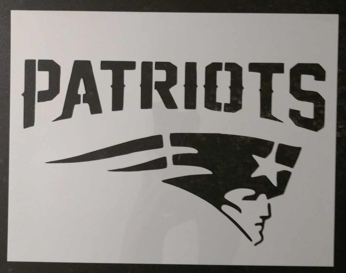 Patriots New England 11 patriots-new-england-11-x-8-5-custom-stencil-fast-free-shipping-ebay