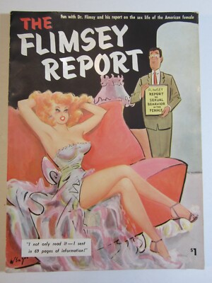 Flimsey Report #1 1953 FN  Kinsey Report parody-Bill Wenzel