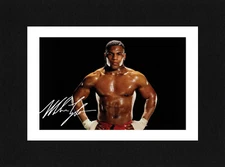 8X6 Mount MIKE TYSON Signed Autograph PHOTO Boxing Gift Print Ready to Frame