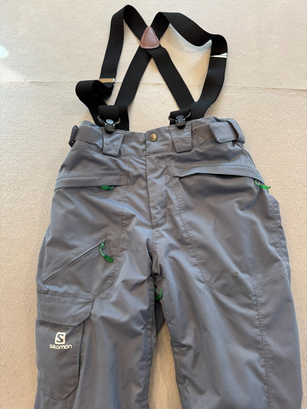 Salomon Snow Babs Pantaloni da Sci Snowboard Uomo Taglia Small Advanced Pelle Secca 10k