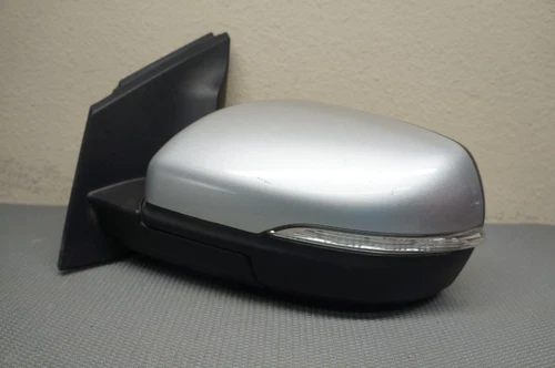 2015-2020 FORD EDGE OEM DRIVER SIDE LEFT POWER SIDE MIRROR BLIND SPOT DIM SILVER