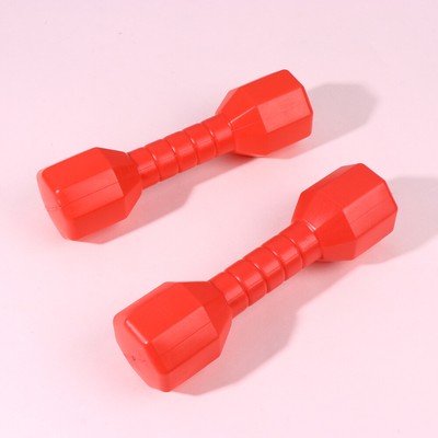 Lot De 4 Haltères En Plastique Colorés Pour Enfants – ABS Ergonomique, Poignée Texturée, Pour Maternelle Et Fitness à Domicile
