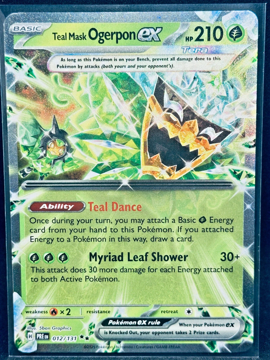 Teal Mask Ogerpon Ex Pokmon TCG Cards for sale | eBay Teal Mask Ogerpon Ex Pokmon TCG Cards for sale | eBay