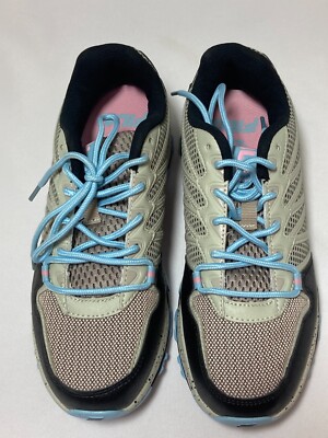 Fila Evergrand Women's Trail Walking Shoes Gray / Blue / Pink New!