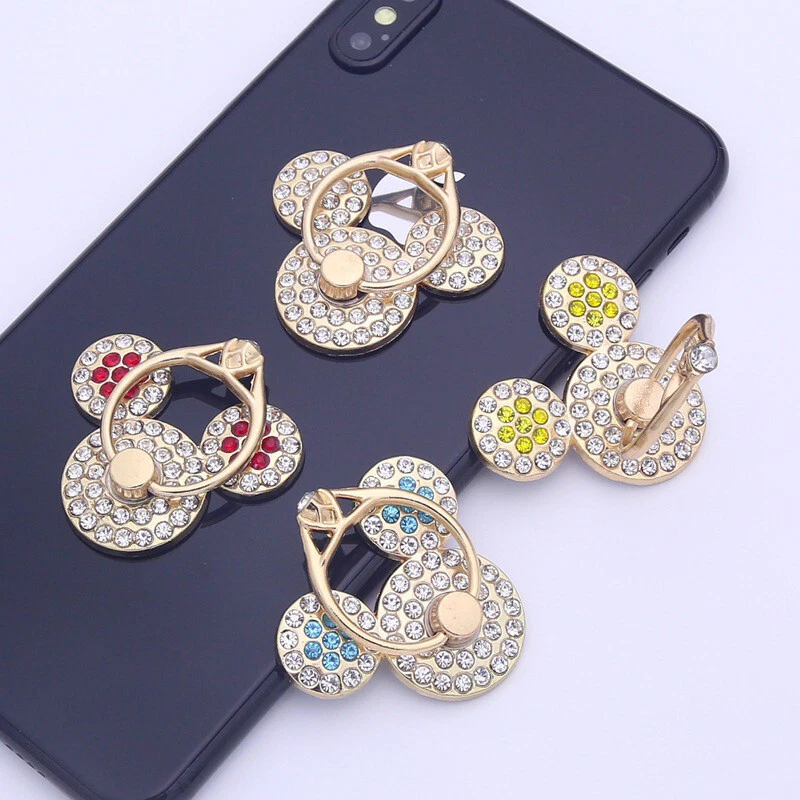 Soporte universal giratorio 360 para anillo de dedo para teléfono celular - RATÓN DE CRISTAL Foto 2 de 4