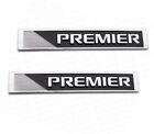 <!--F#f_0-->2pcs 2017-2018 Premier Badge Emblem Nameplate Letter 23505738 (Chrome Black)<!--F/-->