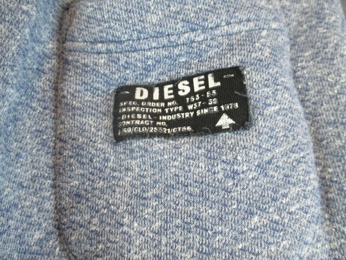 Diesel Jeans Joggers Boys 16 Blue Heather Embroidered Rebels Sweatpants Hipster - Picture 8 of 18