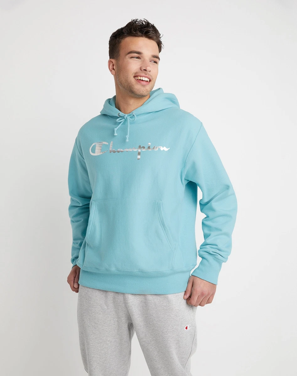 Aqua top champion hoodie