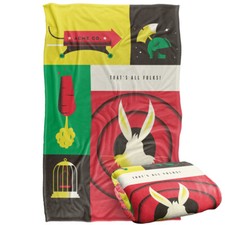 WB 100Th Looney Tunes Icons Silky Touch Super Soft Throw Blanket