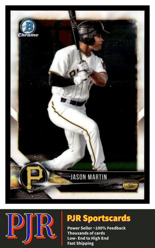 2018 Bowman Chrome #BCP41 Jason Martin Pittsburgh Pirates  Buy 4 - 35% Off - Picture 1 of 2