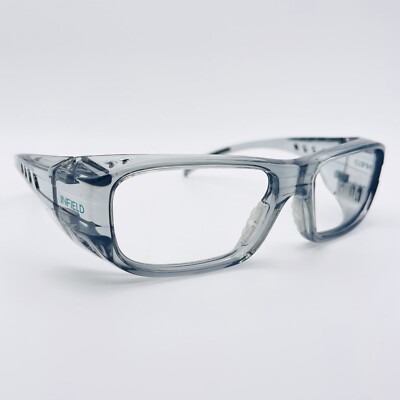 INFIELD Brille CRYSTAL GREY RECTANGLE Brillengestell MOD: VISION 12 COL.06