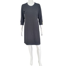 Womens Dress XX-Small Sz Black Cotton Spandex Modern  French Terry Knit Top