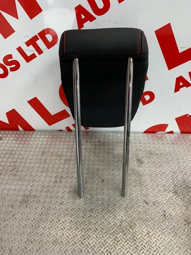 FORD PUMA REAR LEATHER HEADREST RED STITCHING ST LINE REAR HEADREST UNSIDED - Picture 4 of 4