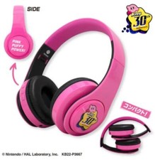 30th Anniversary Kirby's Dream Bluetooth Wireless Headphones Pink Puffy Power