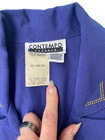 DARK BLUE BLAZER JACKET WOMEN'S Size S - GOLD STUDS, TASSEL on Sleeve — photo 8