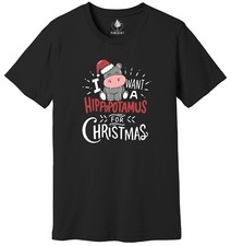 I Want A Hippopotamus For Christmas Shirt, Christmas Hippo Shirt