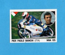 SUPERSPORT 1986-PANINI 86-Figurina n.124- BIANCHI - MBA 125 -MOTOCICLISMO-Rec