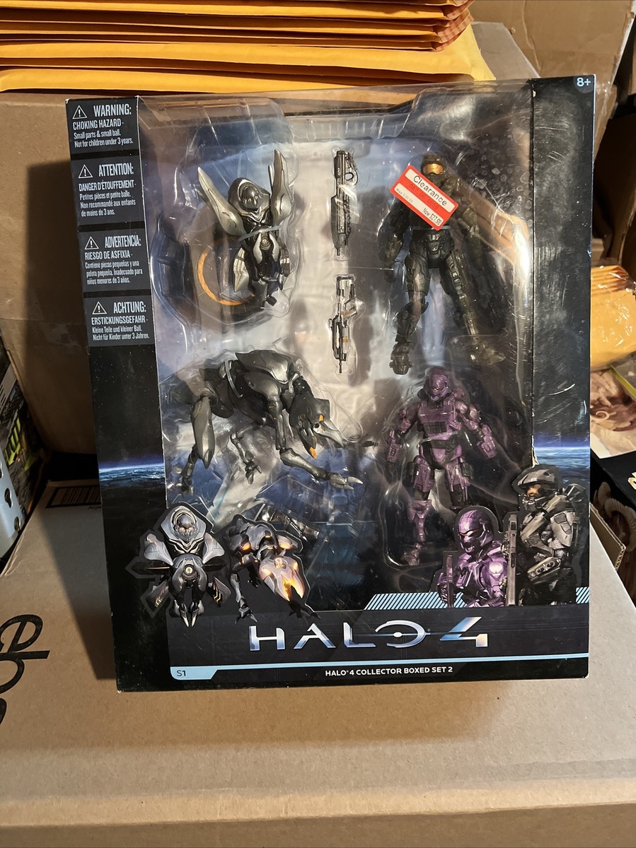 マクファーレントイズ　HALO 4体セット Halo 4-Inch Figure Bundle