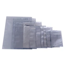100-2500x Transparent Gary ESD Anti-Static Reclosable Electronic Bags 2.75 MIL