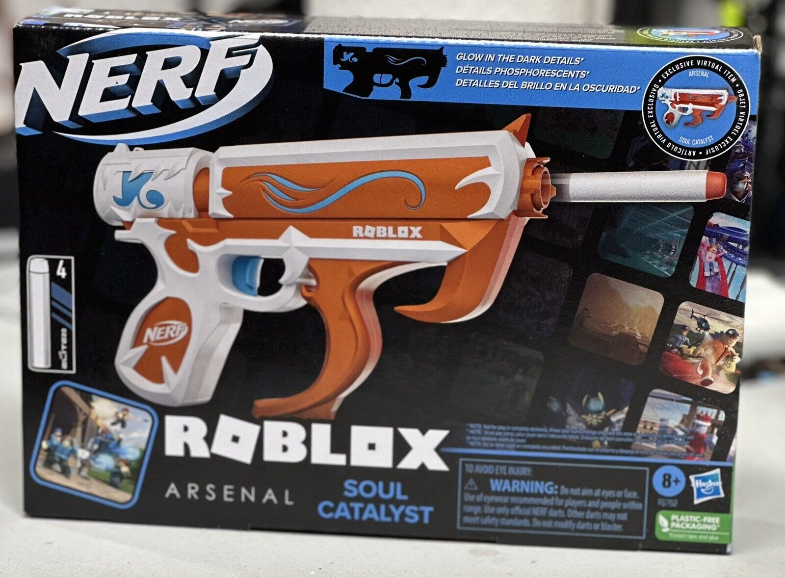 Unboxing and Reviewing New Nerf Roblox Arsenal Soul Catalyst 