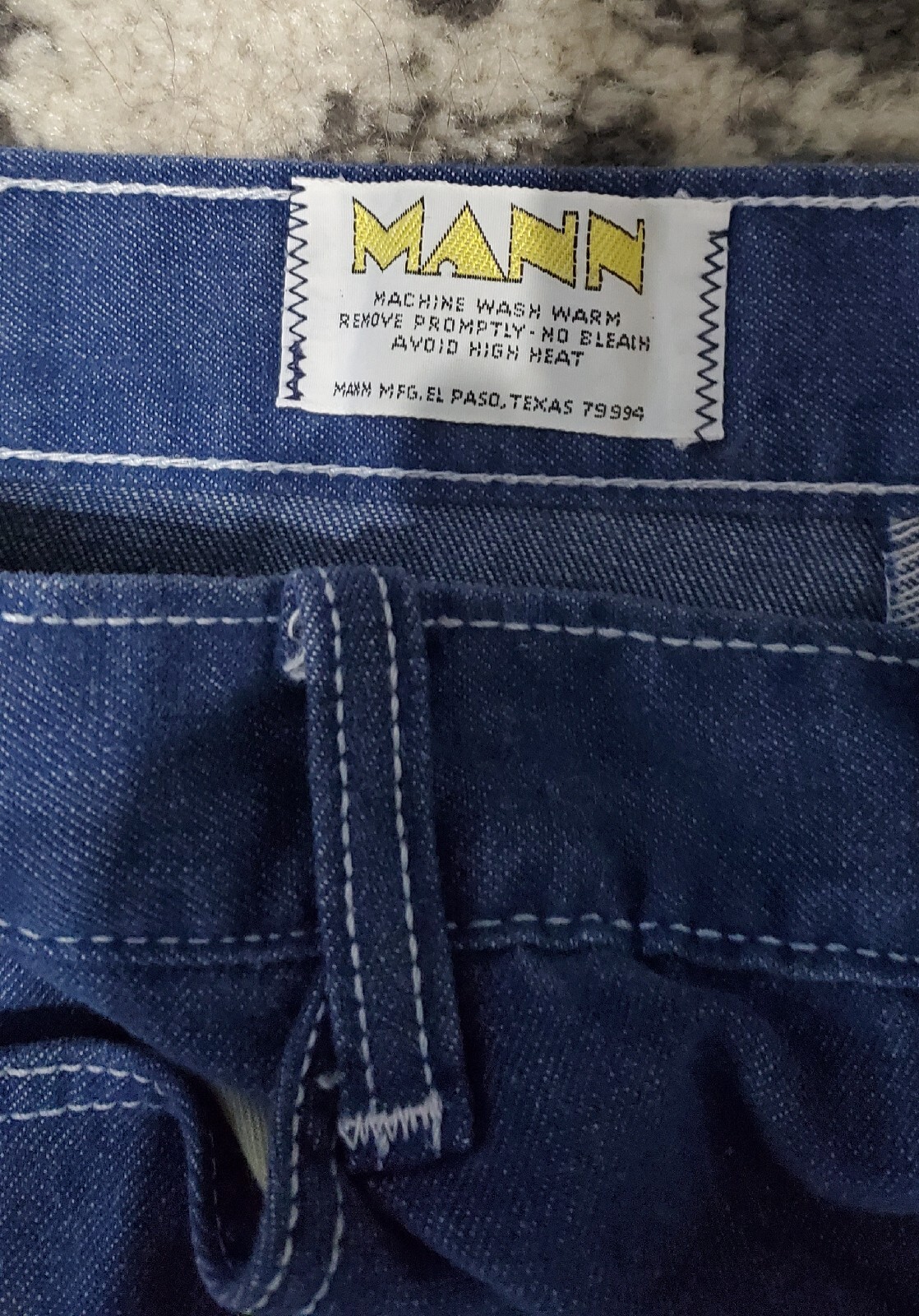 Vintage 1970s MANN denim Bell Bottoms - image 6