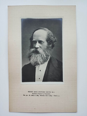 Henry John Stephen Smith - Original Fotodruck 1919