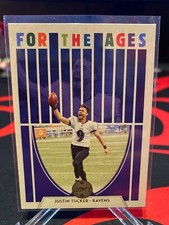 2022 PANINI LEGACY FOR THE AGES #17 JUSTIN TUCKER BALTIMORE RAVENS FOOTBALL