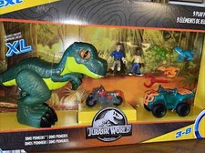 World Dino Pioneers Figure Playset with 4 Dinosaur Toys for Pretend Play