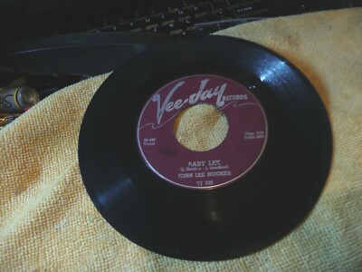 record 45 John Lee Hooker on Vee-Jay Baby lee / Dimples VG+
