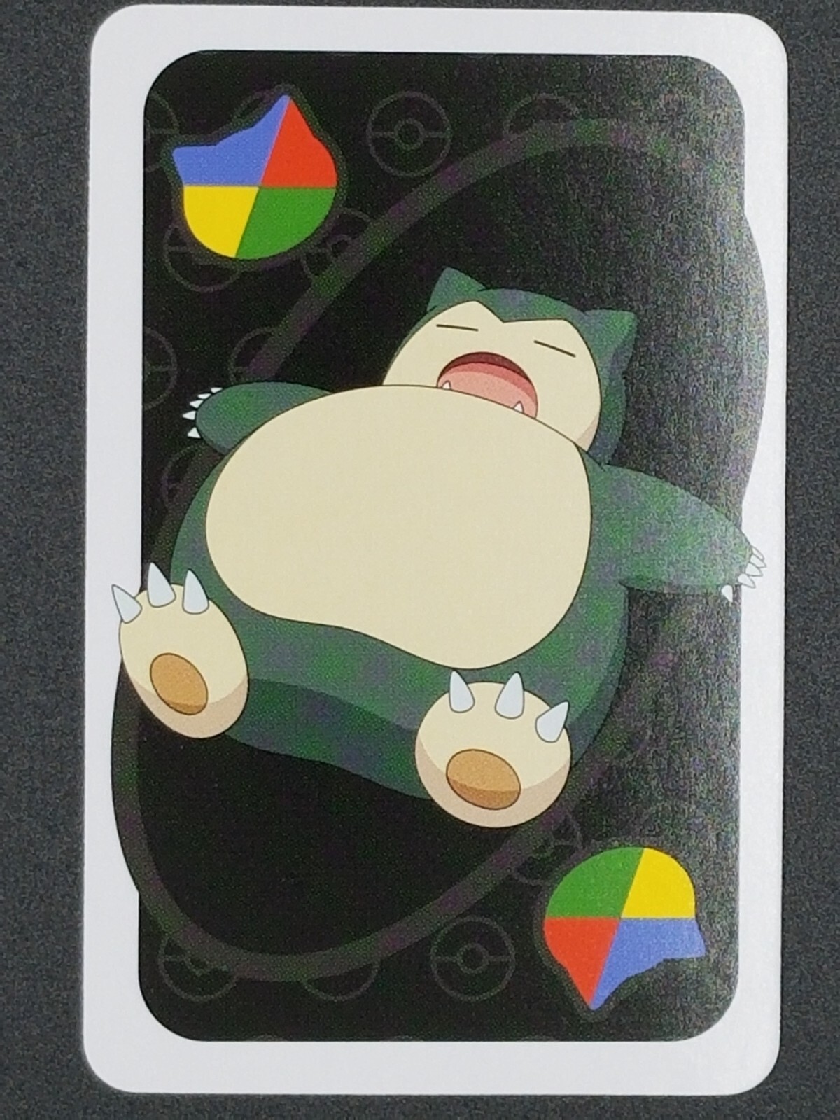 Snorlax WILD Pokemon Mattel Japanese UNO Card NM/MINT