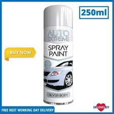 AX SILVER BODY Spray Paint Aerosol Can Auto Extreme Car Van Bike