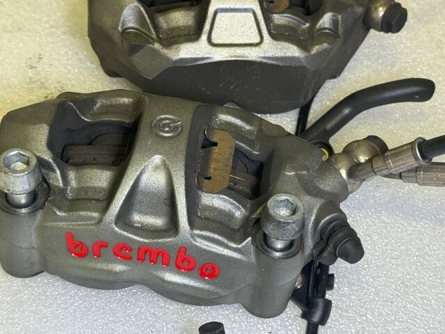 2019 DUCATI DIAVEL 1260S OEM BREMBO ПЕРЕДНИЕ ТОРМОЗНЫЕ СУППОРТЫ С ГЛАВНЫМ ЦИЛИНДРОМ 19-22 - Изображение 4 из 4