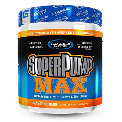 SuperPump MAX, The Ultimate Pre Workout , Sustained Energy Preworkout, Nitric...