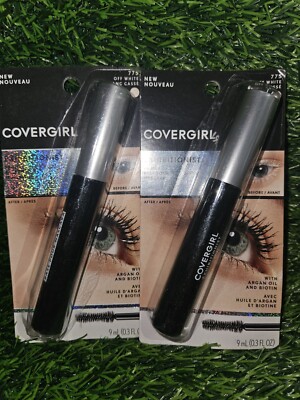 2 PK CoverGirl Exhibitionist Mascara Primer 0.3 Oz Very 775 Off White