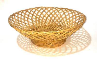Ceylon Handmade Coconut Ekel Woven Basket Fruit Vegetable Storage Eco Friendly