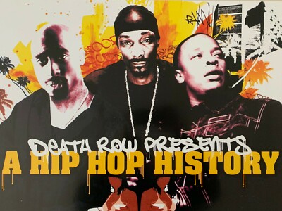 HIP HOP ICONS,TUPAC,DR.DRE,SNOOP DOG,DEATH RAW,RARE AUTHENTIC 2005