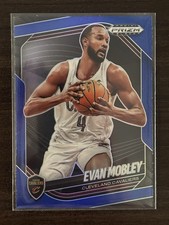 2024-25 Prizm Black Evan Mobley Blue Prizm #187/199 Cavaliers