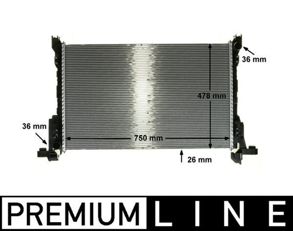 Mahle MotorküHler WasserküHler Premium Line CR 86 000P FüR Opel Renault Vivaro 3-image
