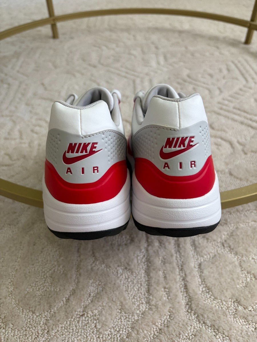 Nike Air Max 1 Golf 2019 University Red White Grey Men's Size 10.5