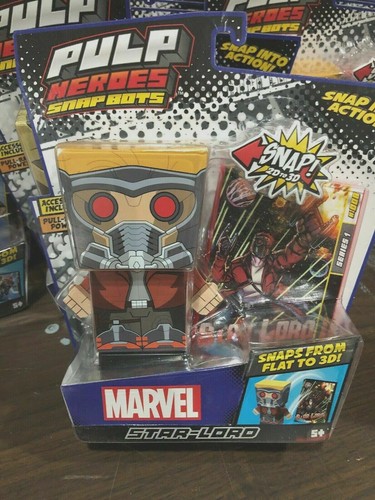 Pulp Heroes Snap Bots Marvel Star-Lord 2019 NEW - Picture 2 of 7
