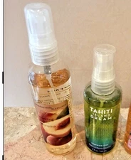 BATH BODY WORKS Tahiti Island Dream Mist & Sparkling Peach Body Splash