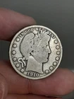 1910- P Barber Half Dollar #2