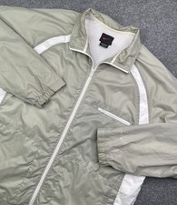 Vintage Nike Jacket Windbreaker Olive Green Mens Size XL "flaws"