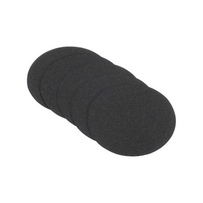25 Pcs 2-inch Round Cardboard Paper Blank Circles for DIY Craft Arts Black
