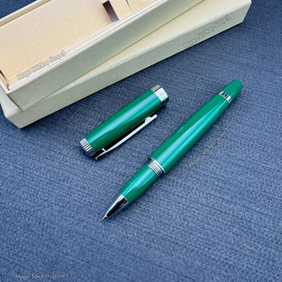 Rolex Green Rollerball Pen Silver Trim Luxury Gift Box AD VIP Rare