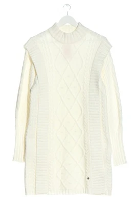 TED BAKER Robe en maille tricotées Dames Robe T EU 36 blanc style décontracté - Photo 1/4